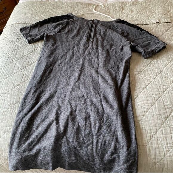 - Ann Taylor Loft Cotton Dress with Lace Detail size Small - Picture 3 of 11